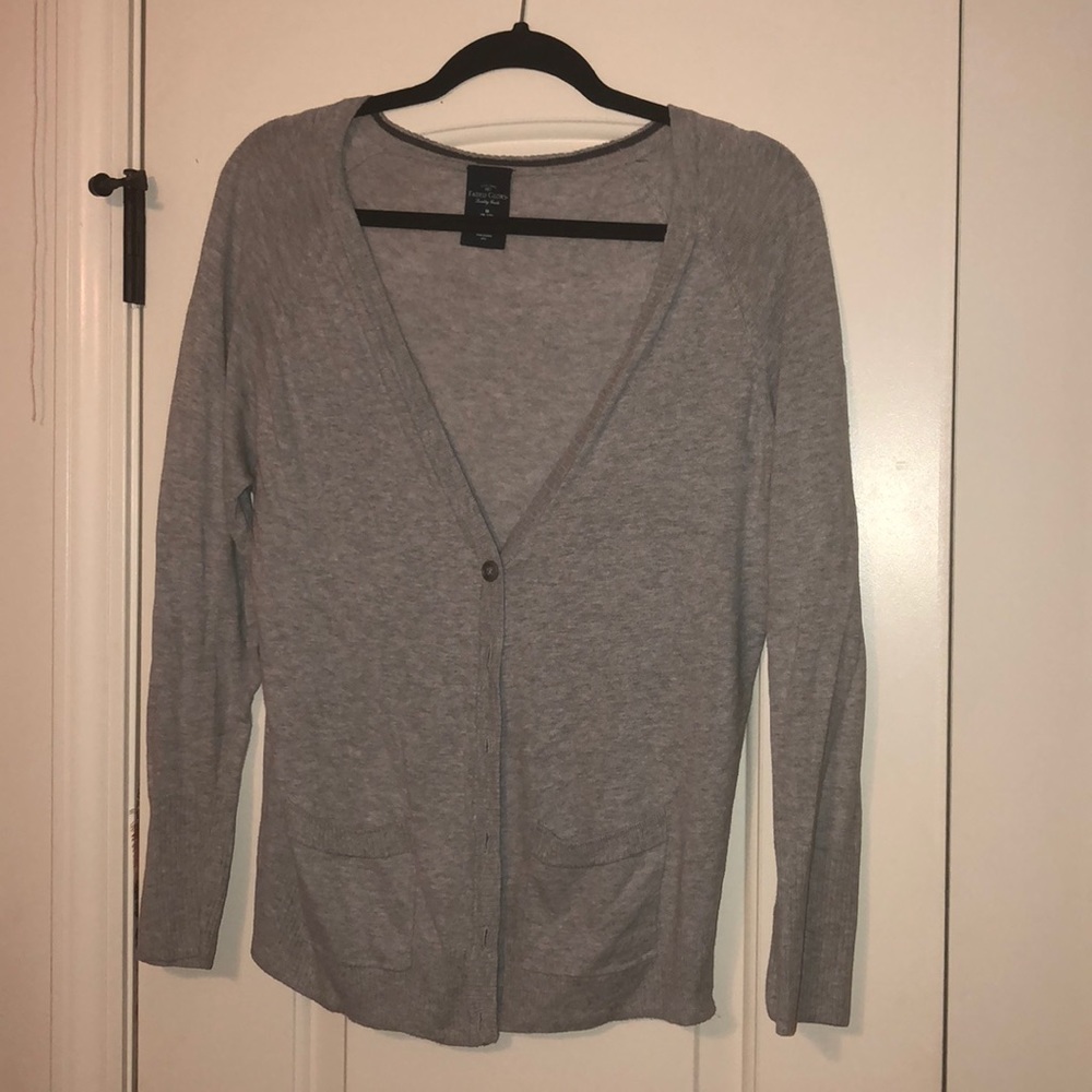 Grey cardigan